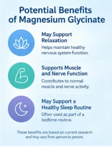 Potential benefits of magnesium glycinate